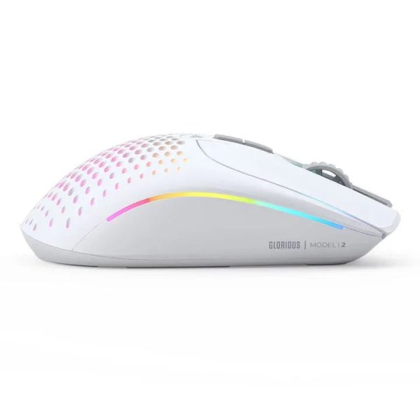 Glorious Model I2 Wireless Gaming Mouse - Matte White - Tashqila