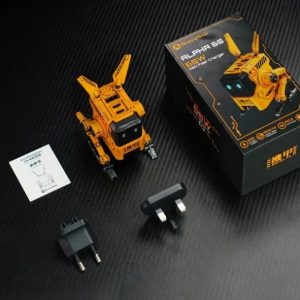 Gravastar Alpha65 65W Gan Fast Charger Eu&Uk Plug - War Damage Yellow