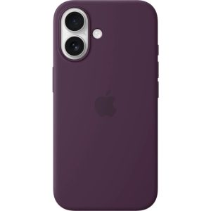 Apple iPhone 16 Silicone Case with MagSafe - Plum - Tashqila