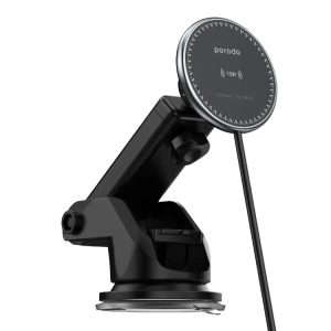 Porodo 3 In 1 Magnetic Car Charger Mount 15W With 20W PD Car Charger - Tashqila