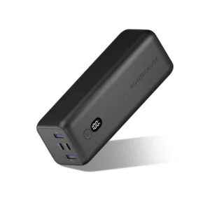 Powerology Onyx 30000mAh Dual USB-C Power Bank Rapid Four-Device Charging - Tashqila