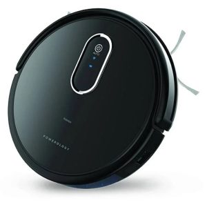 Powerology Smart Robotic Vacuum Cleaner - Black - Tashqila