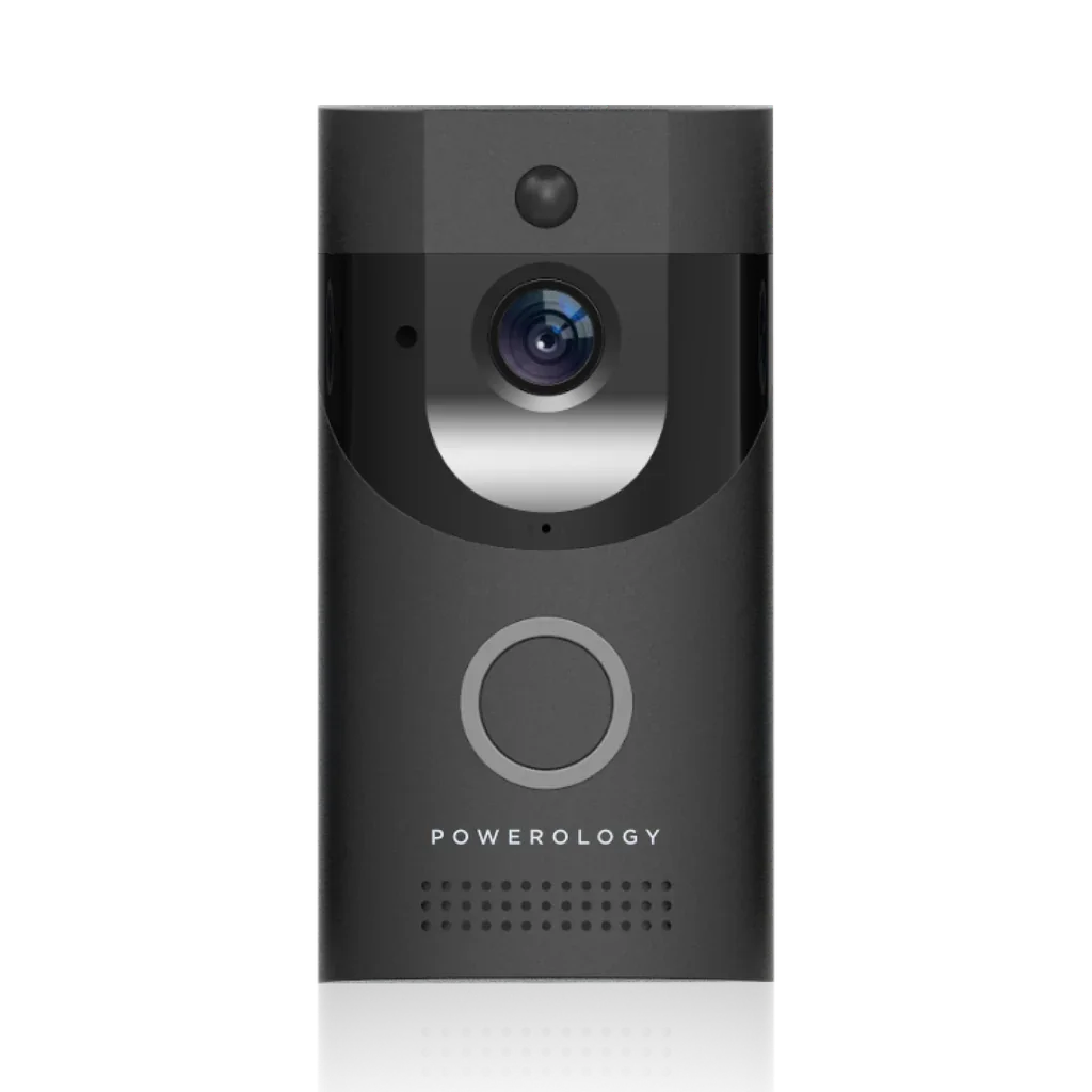 Powerology Smart Video Doorbell with Night Vision and Motion Sensor - Tashqila