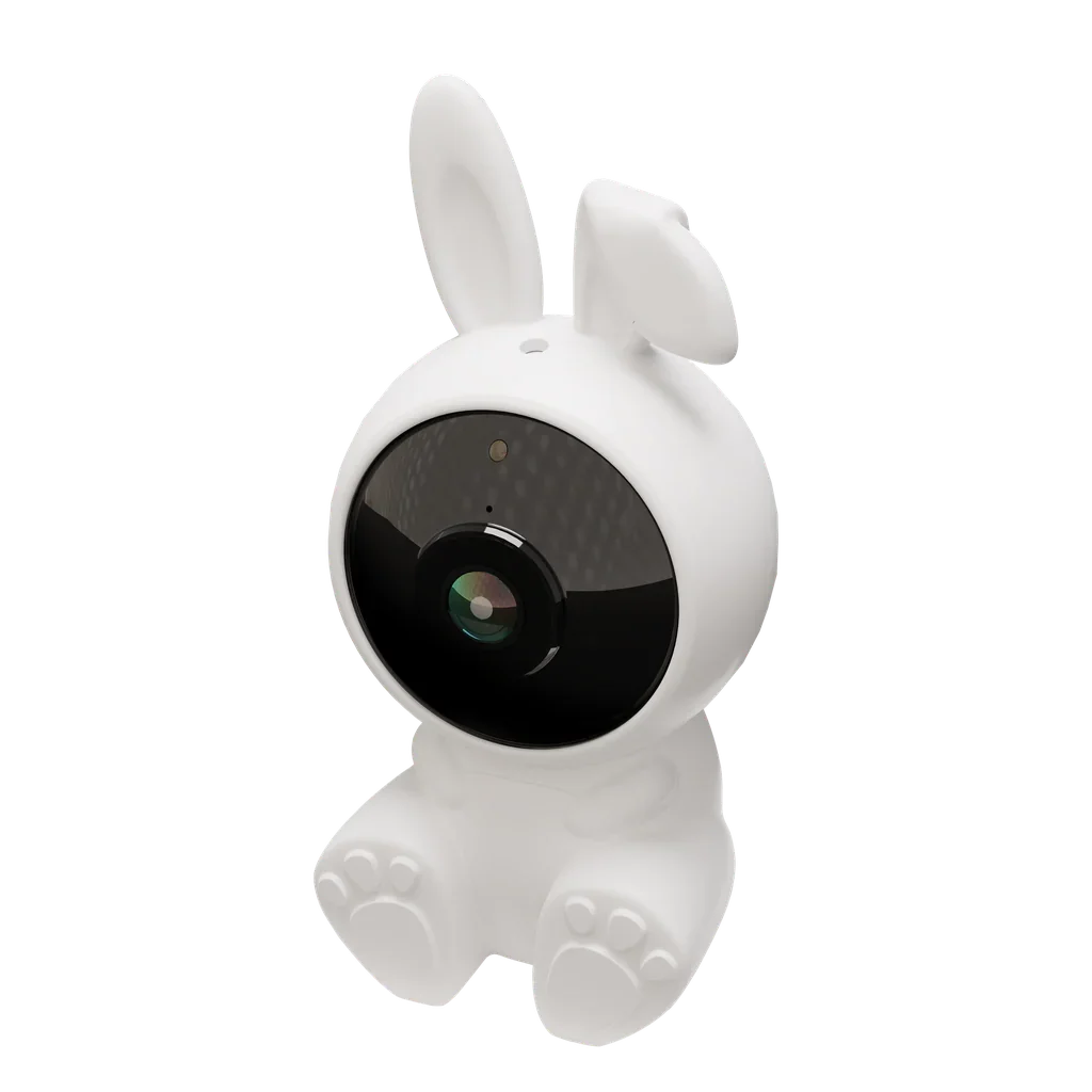 Powerology Wi-Fi Baby Camera Monitor Your Child in Real-Time - White - Tashqila