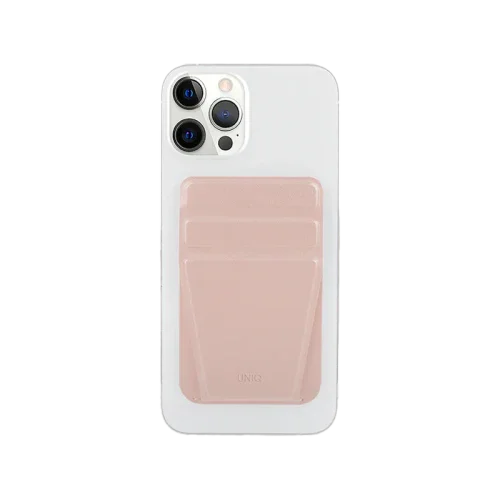 Uniq Lyft Magnetic Snap-On Stand And Card Holder - Pink - Tashqila