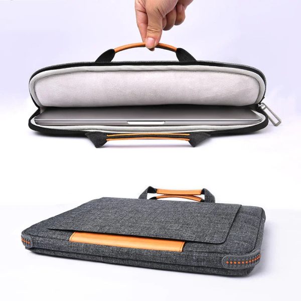 Wiwu Smart Stand Sleeve Hand Bag For Macbook 15" Gray - Tashqila