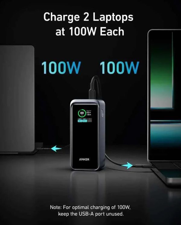 Anker 200W Prime 20,000Mah Power Bank With Smart Display