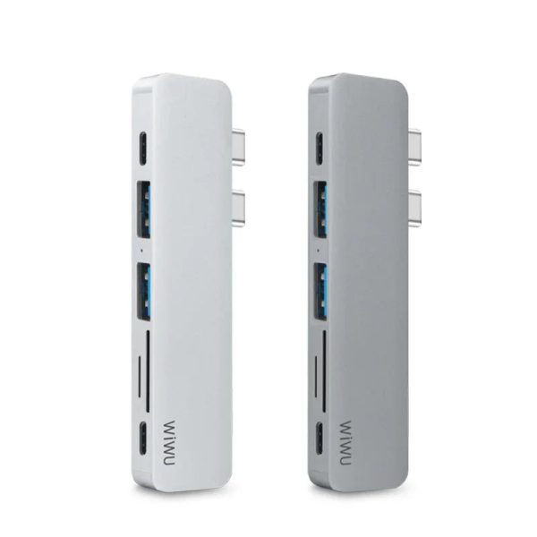 Wiwu Usb Type-C 7 In 1 Hub Aluminum Case For Macbook-T8 - Tashqila