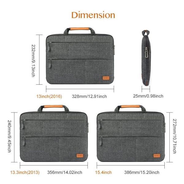 Wiwu Smart Stand Sleeve Hand Bag For Macbook 13" Gray - Tashqila