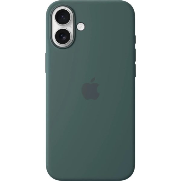 Apple iPhone 16 Silicone Case with MagSafe - Lake Green - Tashqila