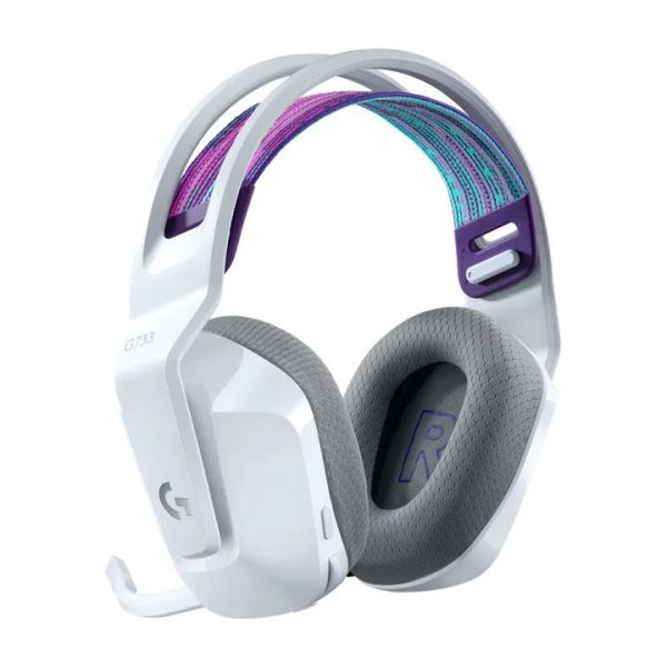Logitech G733 Lightspeed Wireless RGB Gaming Headset - White - Tashqila