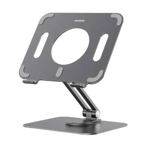 Porodo Alum. Alloy Holder Angle Adjustable And Rotatable Tablet Stand - Tashqila