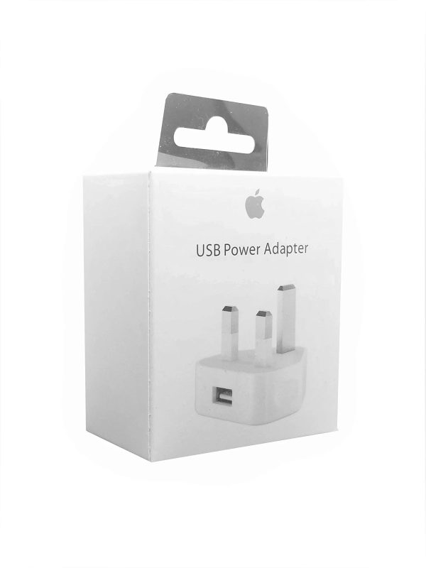 Apple 3-Pin USB Power Adapter 5W - White - Tashqila