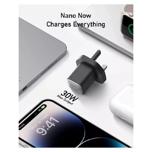 Anker 511 Charger (Nano 3, 30W) -Black - Tashqila