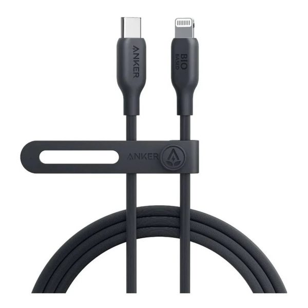 Anker 542 Usb-C To Lightning Cable (Bio-Based) (1.8M/6Ft) -Black - Tashqila