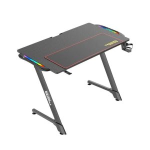 Twisted Minds Z-Shaped RGB Gaming Desk (110*60*75cm) - Tashqila