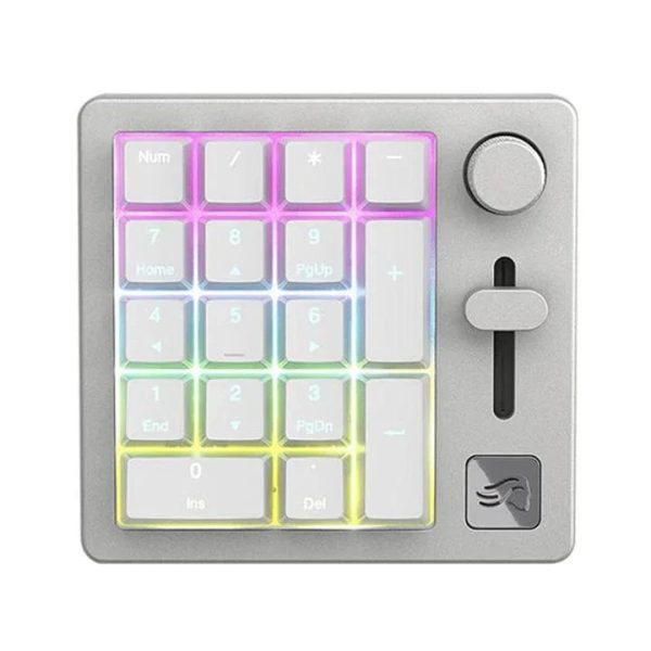 Glorious GMMK Wireless Numpad - White Ice - Tashqila