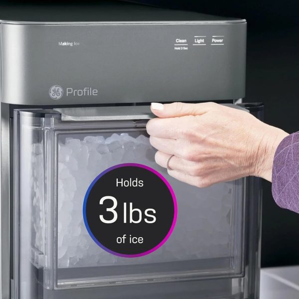 General Electric GE Ice Maker with Side Tank SS - Tashqila