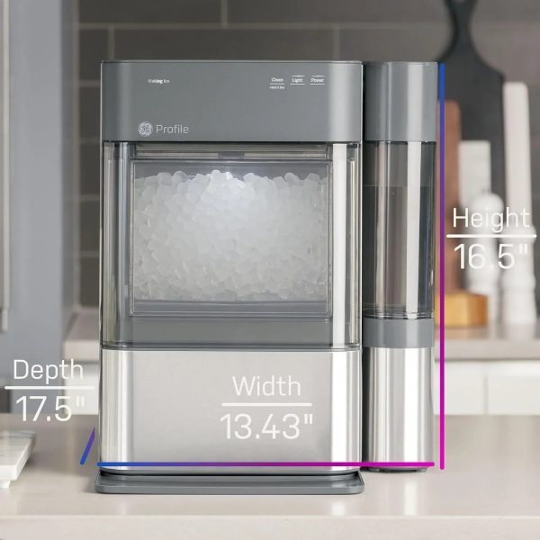 General Electric GE Ice Maker with Side Tank SS - Tashqila