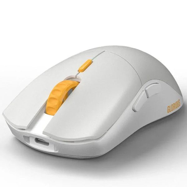 Glorious Series One PRO Wireless Mouse - Genos - Grey/Gold - Forge - Tashqila