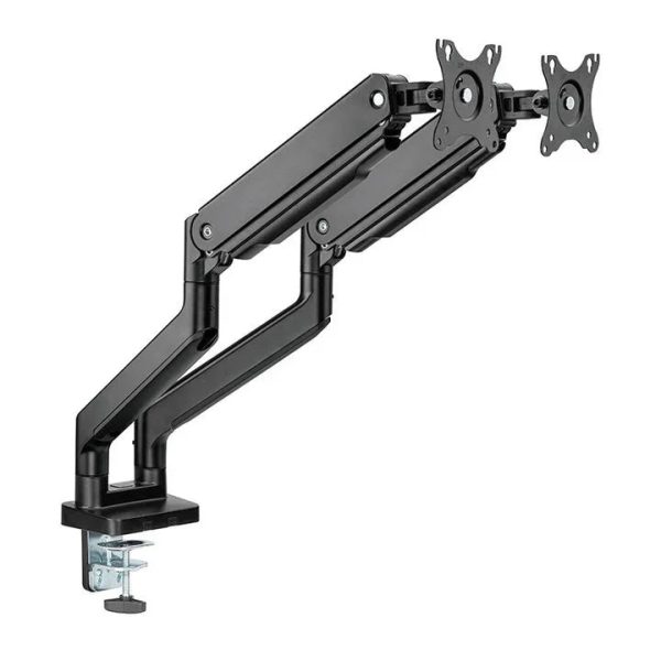 Twisted Minds Dual Monitor Mechanical Spring Monitor Arm -Black (Fit Screen Size 17""-35"") - Tashqila