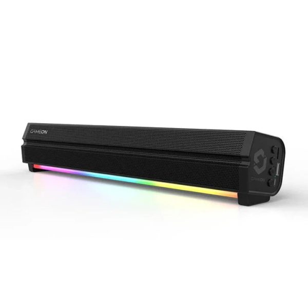 GAMEON Sonicstorm X Wireless RGB Gaming Soundbar - Black - Tashqila