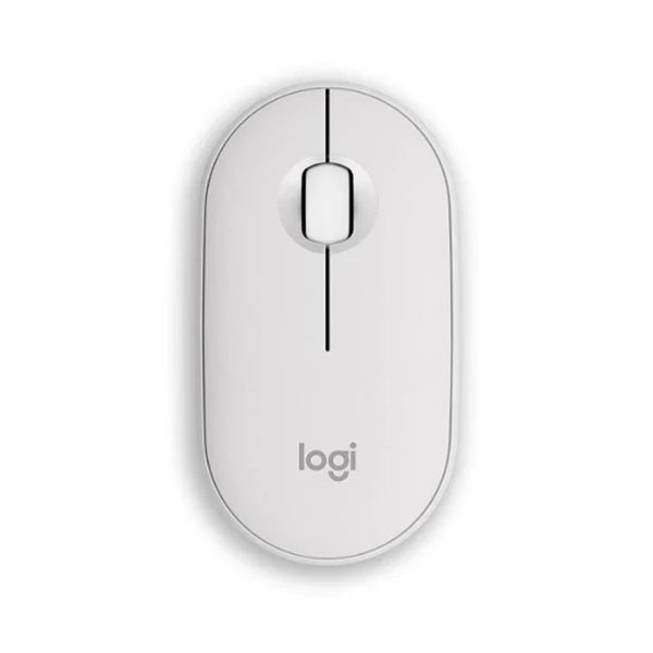 Logitech Pebble 2 M350s Wireless/Bluetooth Mouse - Tonal White - Tashqila
