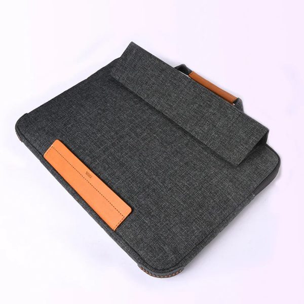 Wiwu Smart Stand Sleeve Hand Bag For Macbook 15" Gray - Tashqila