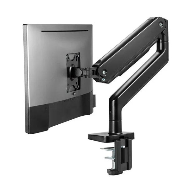 Twisted Minds Single Monitor Mechanical Spring Monitor Arm -Black (Fit Screen Size 17""-45"") - Tashqila