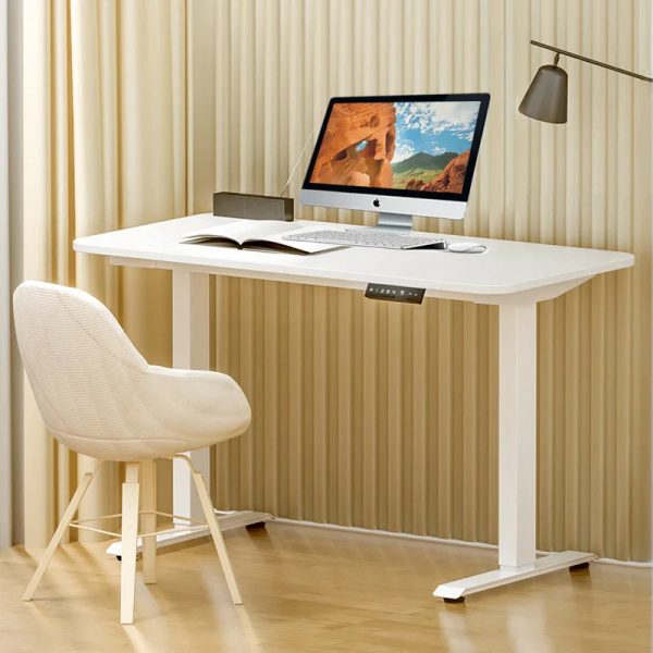 King Smith Smart Height Adjustable Table - White - Tashqila