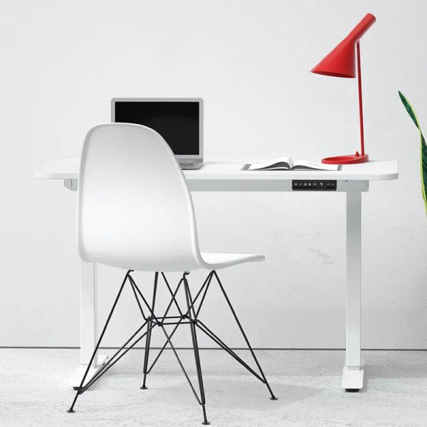 King Smith Smart Height Adjustable Table - White - Tashqila