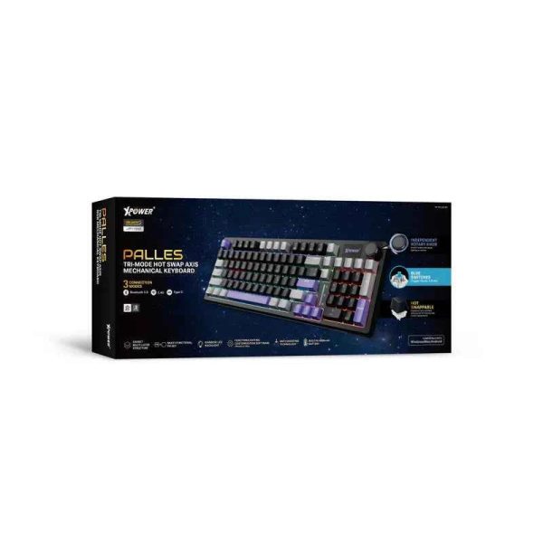 Xpower Palles Tri-Mode Hot Swap Axis Mechanical Keyboard