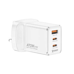 Xpower Atom 67W Wall Charger - White
