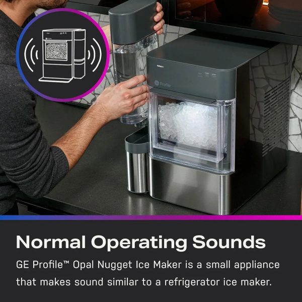 General Electric GE Ice Maker with Side Tank SS - Tashqila