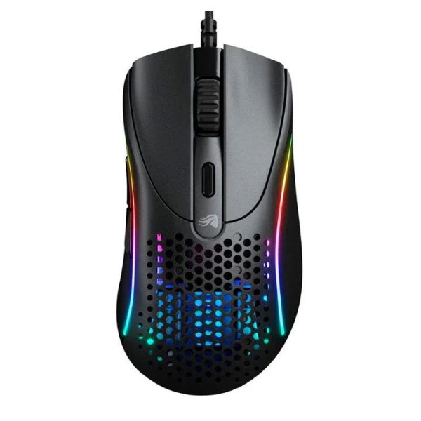 Glorious Model DV2 Wired RGB Gaming Mouse - Matte Black - Tashqila