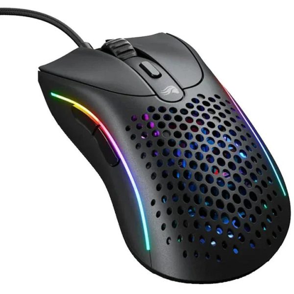 Glorious Model DV2 Wired RGB Gaming Mouse - Matte Black - Tashqila