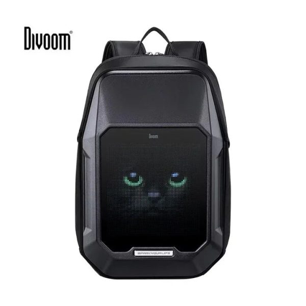 Divoom Cyberbag LED Backpack With App Control - Black - Tashqila