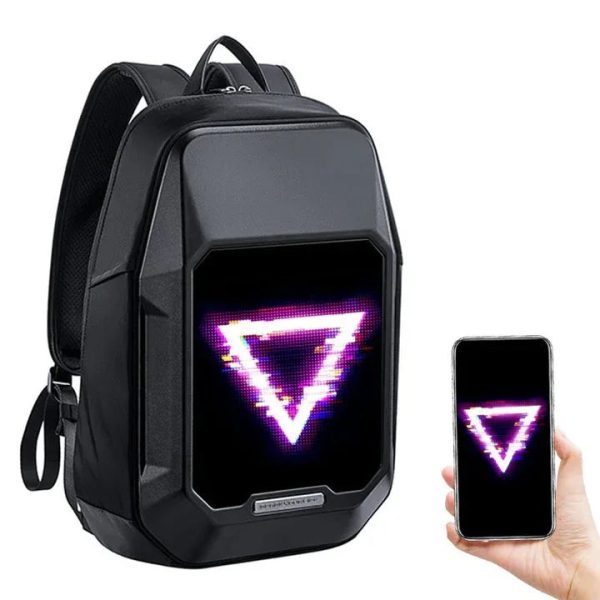 Divoom Cyberbag LED Backpack With App Control - Black - Tashqila