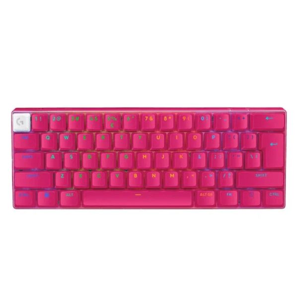 Logitech Pro X 60 Lightspeed Wireless Gaming Keyboard - Magenta - Tashqila