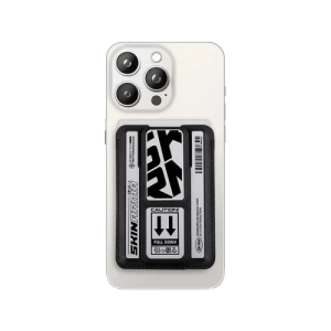 Skinarma Kado Mag-Charge Card Holder With Grip Stand - Chrome - Tashqila