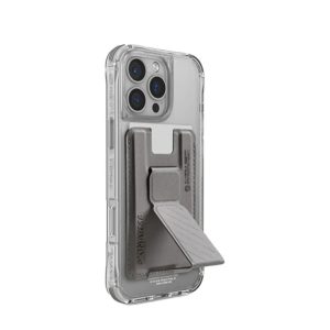 Skinarma iPhone 16 Pro Saido + Kado Cardholder - Titanium - Tashqila