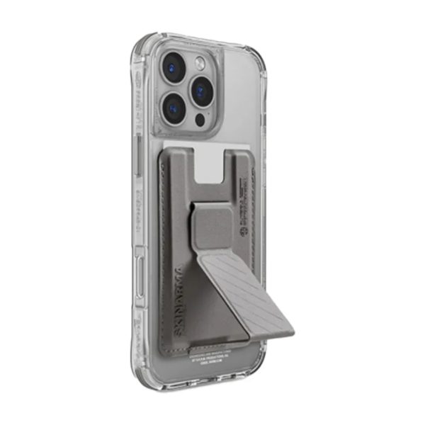 Skinarma iPhone 16 Pro Max Saido + Kado Cardholder - Titanium - Tashqila