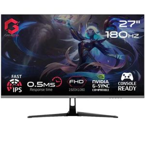 GAMEON 27" FHD, 180Hz, 0.5ms Fast Gaming Monitor (HDMI 2.1 Console Compatible) - Tashqila