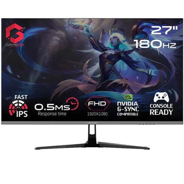 GAMEON 27" FHD, 180Hz, 0.5ms Fast Gaming Monitor (HDMI 2.1 Console Compatible) - Tashqila