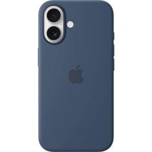 Apple iPhone 16 Silicone Case with MagSafe - Denim - Tashqila