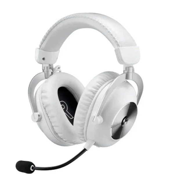 Logitech Pro X 2 Lightspeed Wireless/Bluetooth Gaming Headset - White - Tashqila