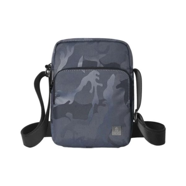 Wiwu Camou Crossbody Backpack With Charging Port - Grey - Tashqila