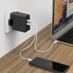 iWalk 36W Travel Adapter Power Delivery & Qc 3.0 Black - Tashqila
