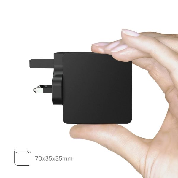 iWalk 36W Travel Adapter Power Delivery & Qc 3.0 Black - Tashqila