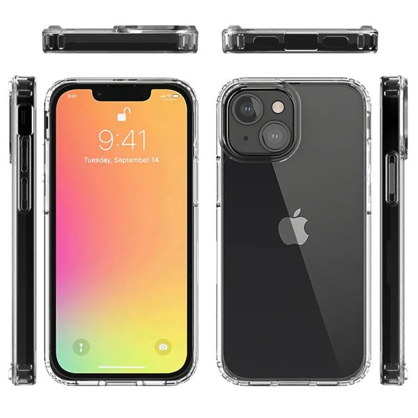 Armor-X Ahn Shockproof Protective Case For iPhone 13 - Clear - Tashqila